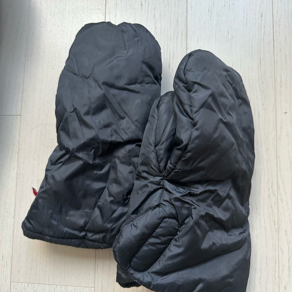 Black Quilted Mittens for stroller